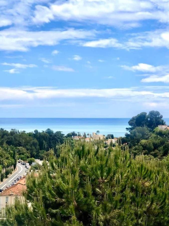 Appartement Luxe - 3 Pieces Avec Vue Mer, Piscine Et Tennis Nice Exterior photo