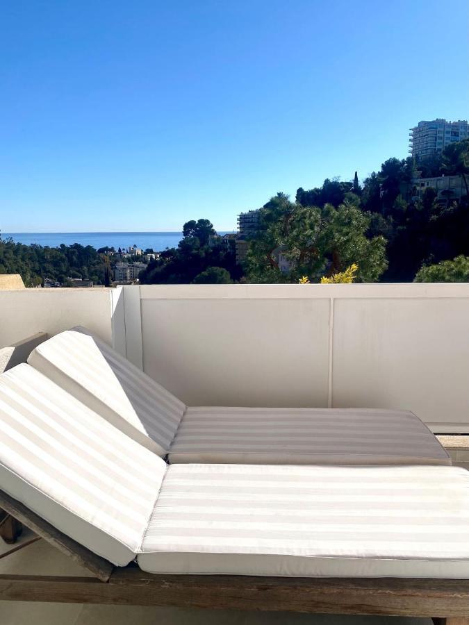 Appartement Luxe - 3 Pieces Avec Vue Mer, Piscine Et Tennis Nice Exterior photo